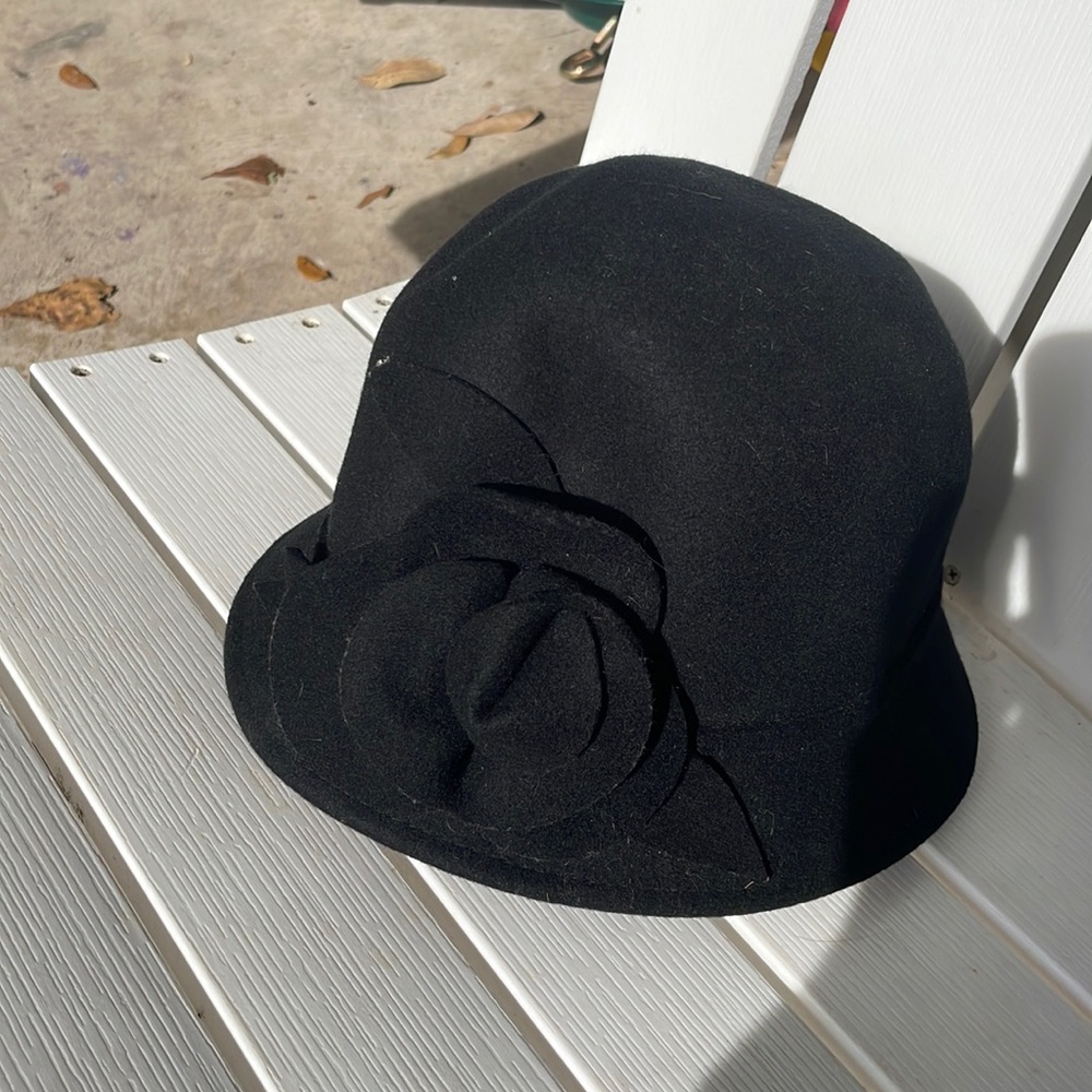 Croft & Barrow Black Wool Hat